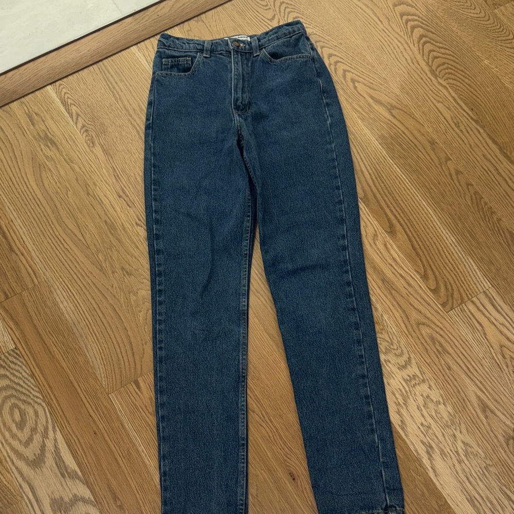 American Apparel High Rise Straight Jeans